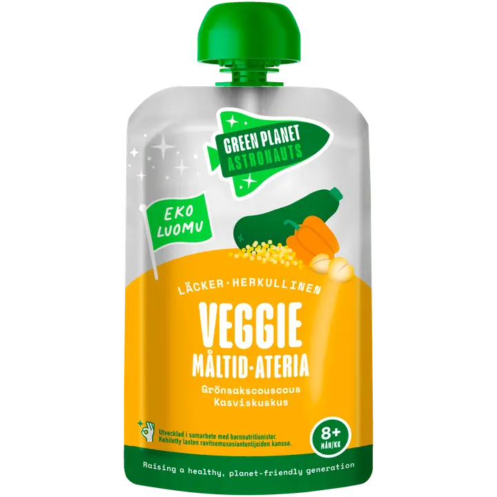 Green Planet Astronauts Luomu Veggie-ateria Kasviskuskus 120g 8kk+