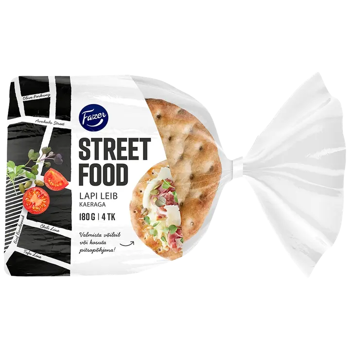 Fazer Street Food Lapi Leib Kaeraga 180 G