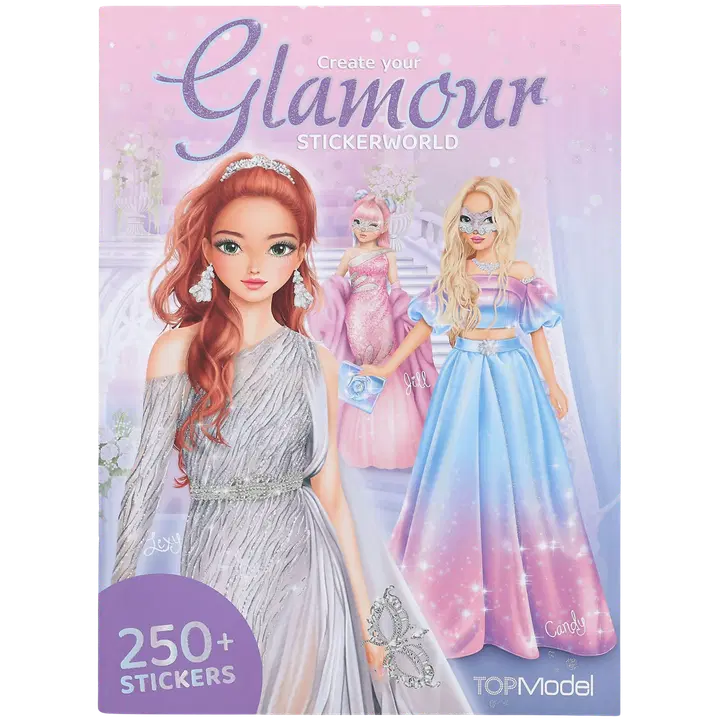 TOPModel Glamour Stickerworld tarrakirja