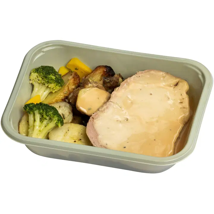 Kruunu Herkku Oy Ylikypsää possua rosmariniperunoilla, kermakastike 350g