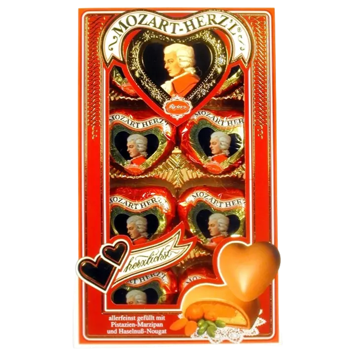 Mozart südamed karbis 80 g