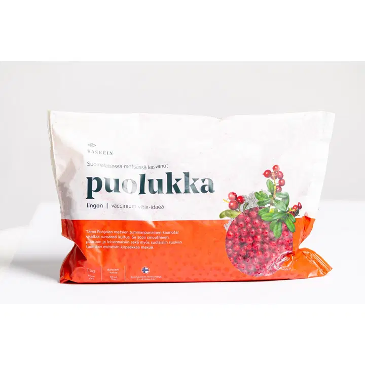 Kaskein Marja puolukka pakaste 1 kg