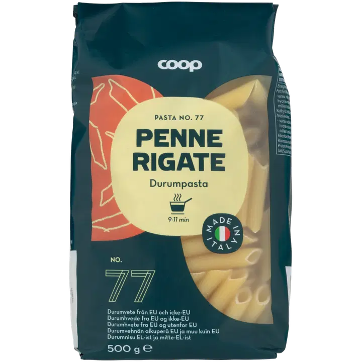Coop Penne Rigate pasta 500 g