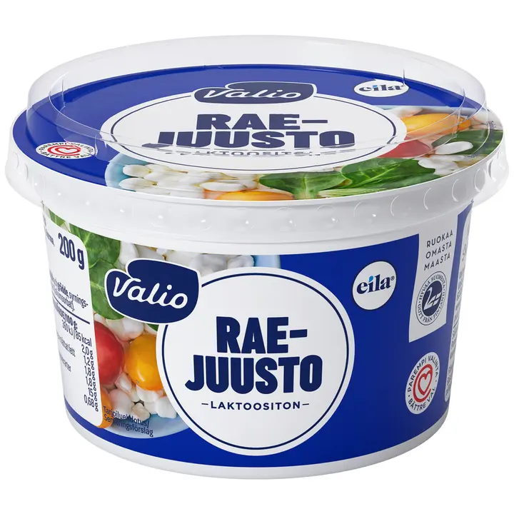 Valio raejuusto 200 g laktoositon