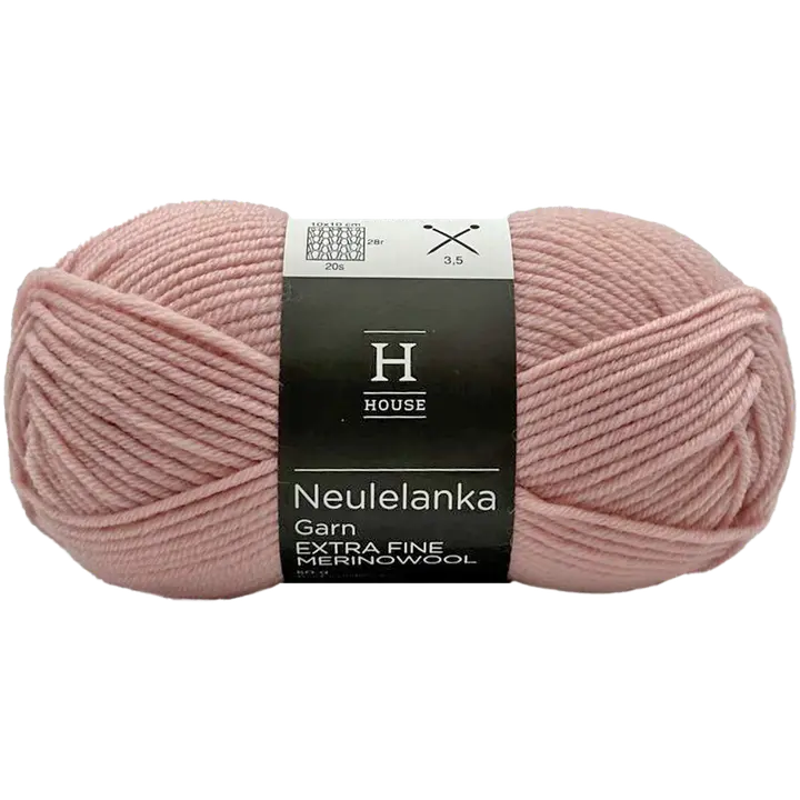 House neulelanka merinovilla 311120 50 g Light Pink 12083