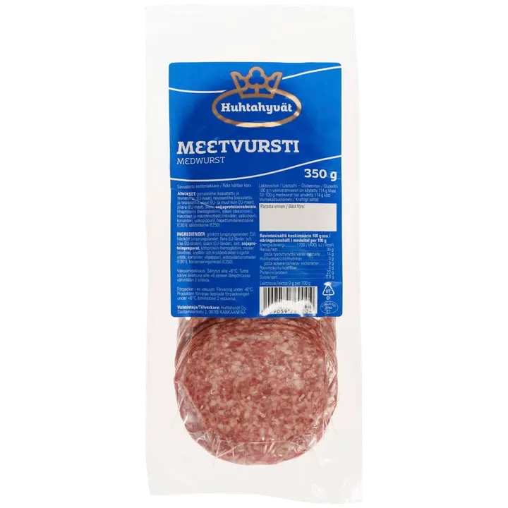 Huhtahyvät meetvursti 350 g