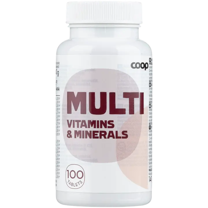 Coop Multi Monivitamiini 100 tablettia