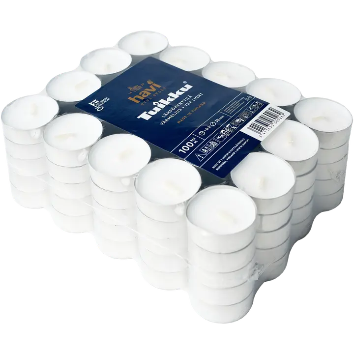 Teeküünal 100tk 4h valge