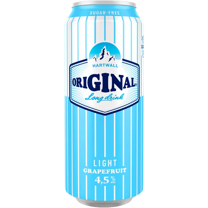 Hartwall Original Long Drink Grapefruit Light 4,5% 0,5 l