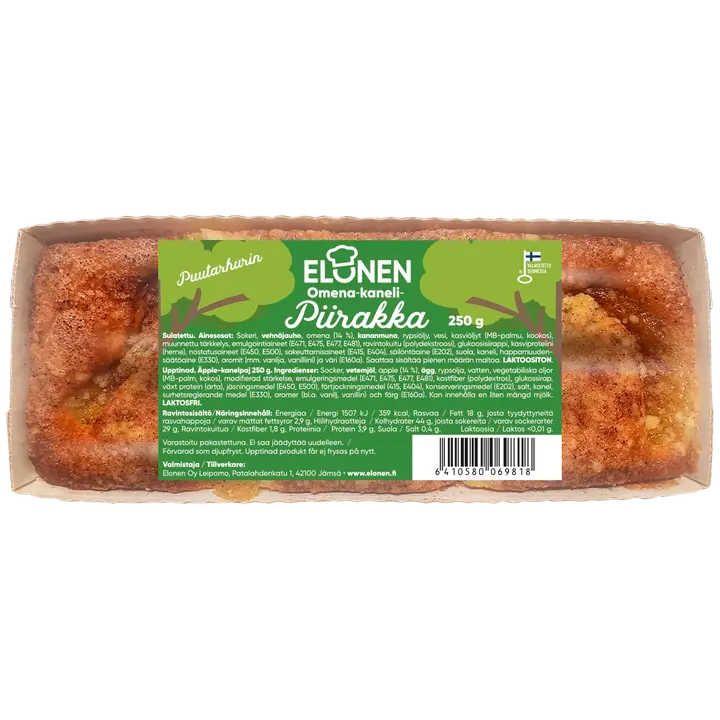 Elonen Omena-kanelipiirakka 250g