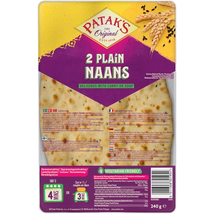 Patak's Naanleipä 240g
