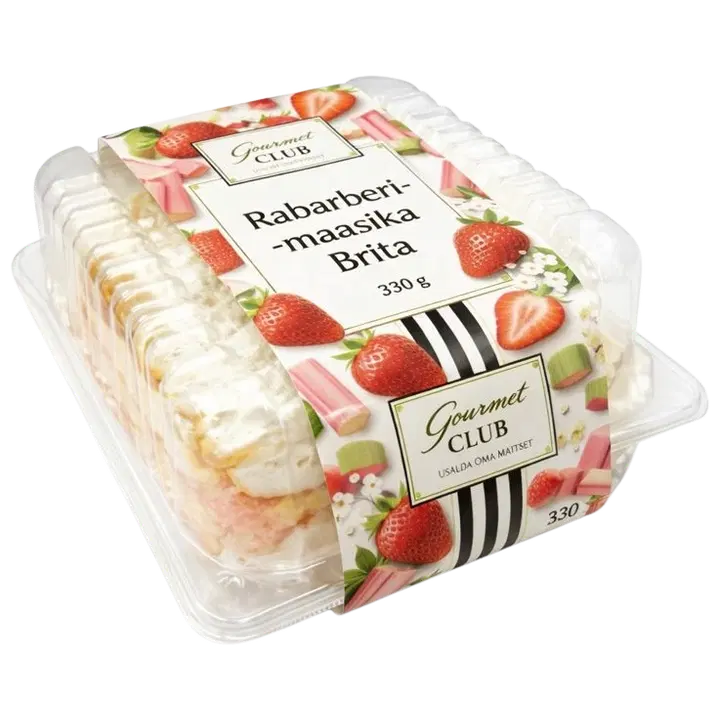 Gourmet Club Rabarberi-Maasika Brita 330 g