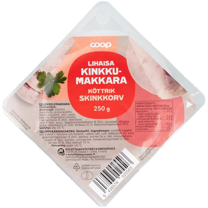 Coop lihaisa kinkkumakkara viipale 250 g