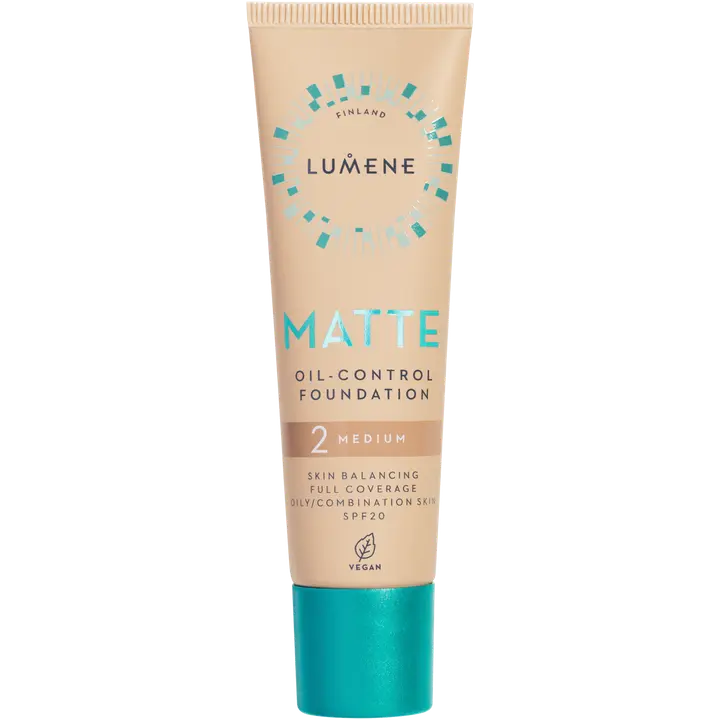 Lumene Matte Oil-control Mattameikkivoide SPF20 2 Medium 30 ml