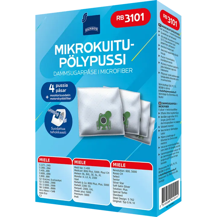 Tolmukott RB3101 4 tk