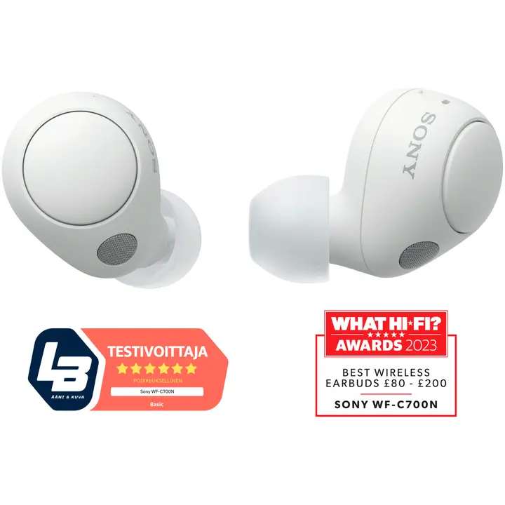 Nööpkõrvaklapid Sony WF-C700NW valge