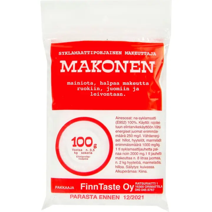 FinnTaste 100g Makonen makeuttaja