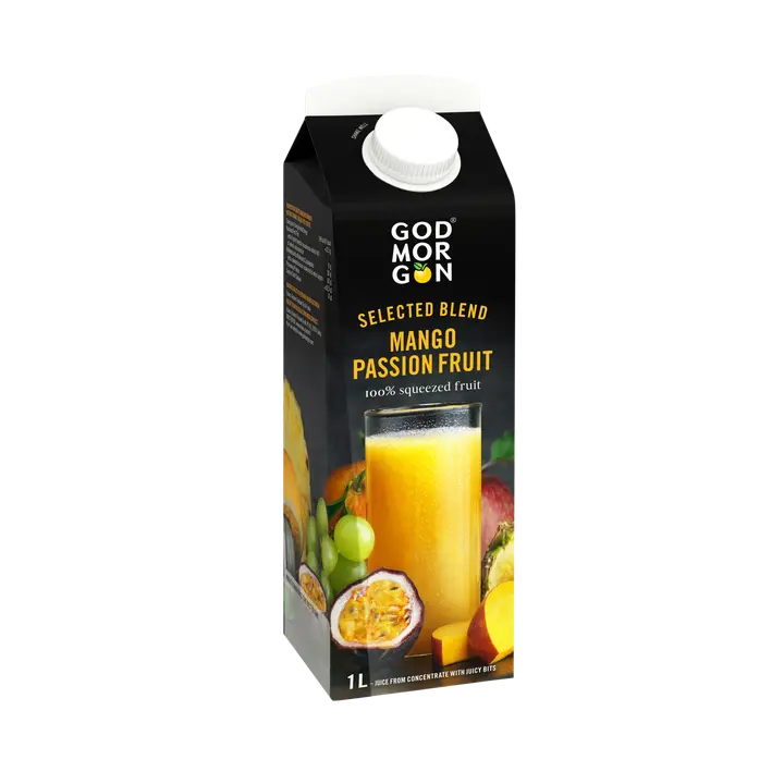 God Morgon Selected Blend Mango-passion täysmehu 1 L