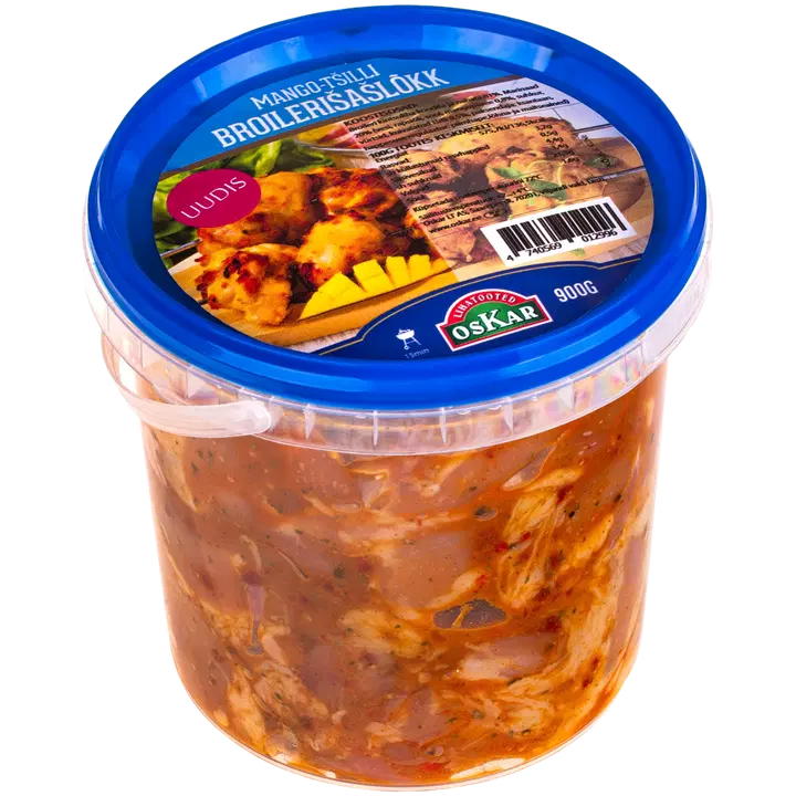 Oskar Mango-tšilli broilerišašlõkk 900g