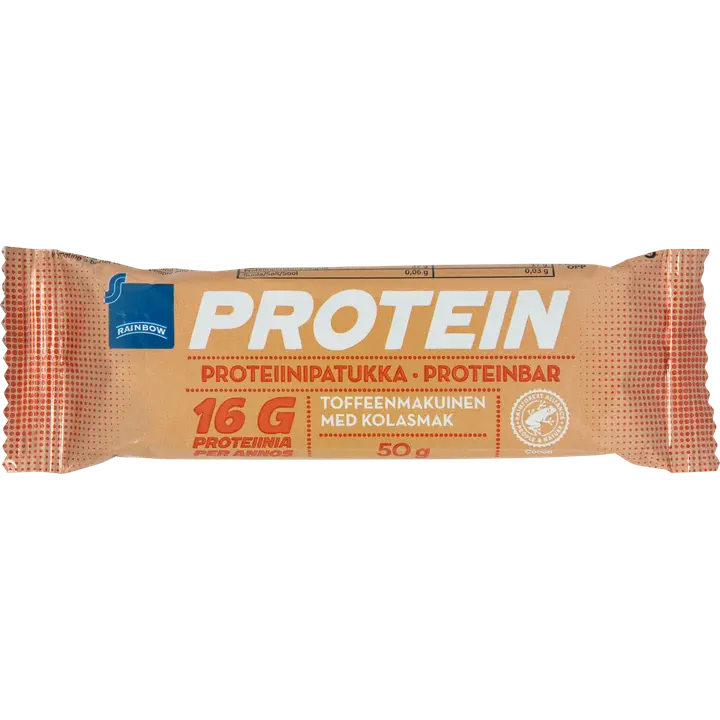 Rainbow proteiinipatukka toffee 50 g