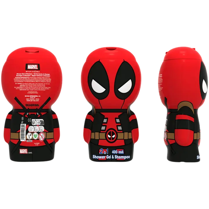 Air-Val Deadpool Shower&Shampoo 400ml