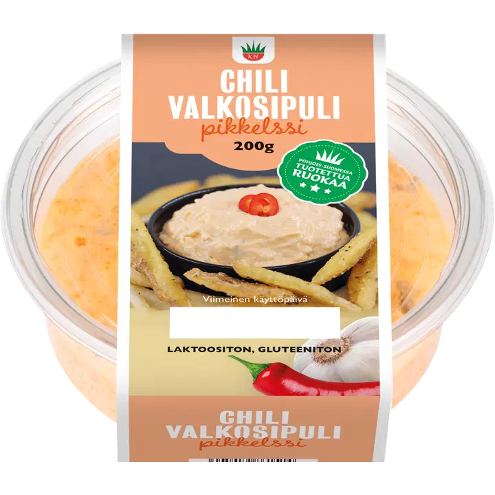 Kasvishovin Chili-valkosipulipikkelssi 200g