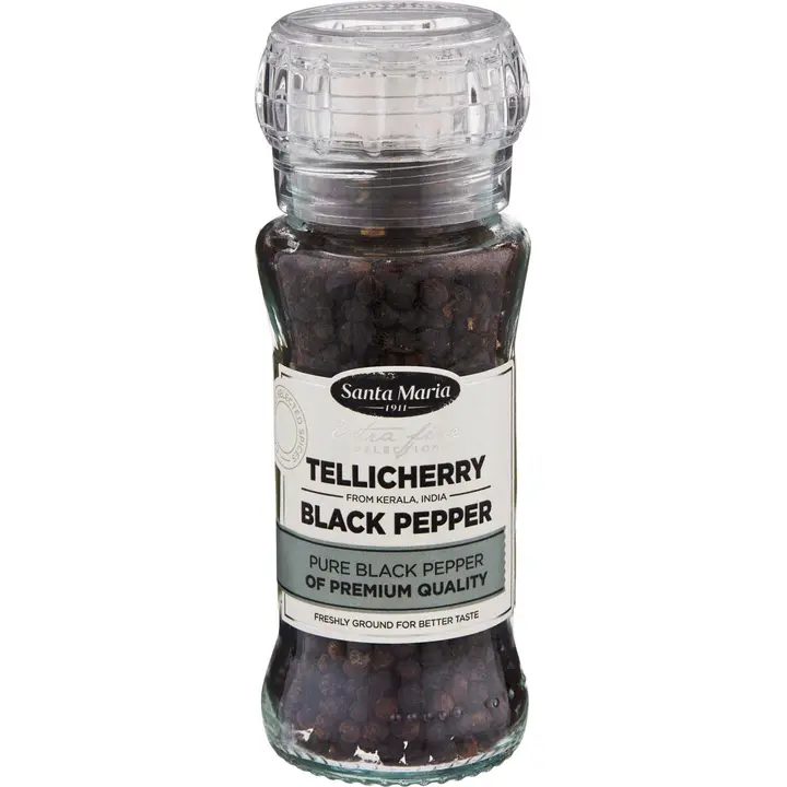 Santa Maria tellicherry pipar 70 g, veski