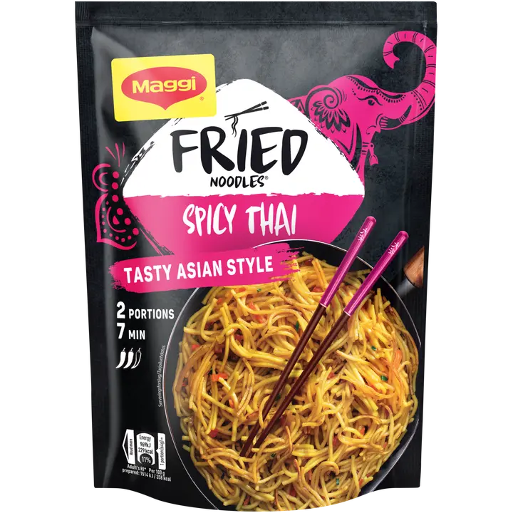Maggi Fried Noodles 128g Spicy Thai