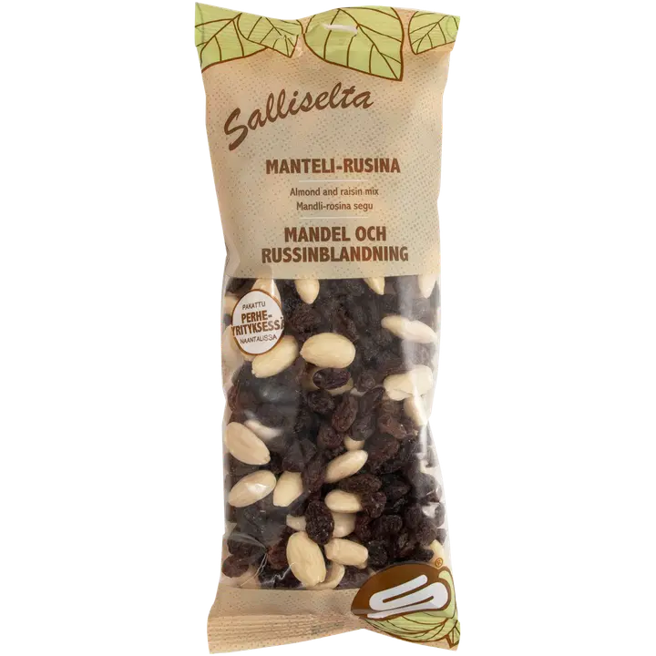 Salliselta Manteli-rusinasekoitus 250g