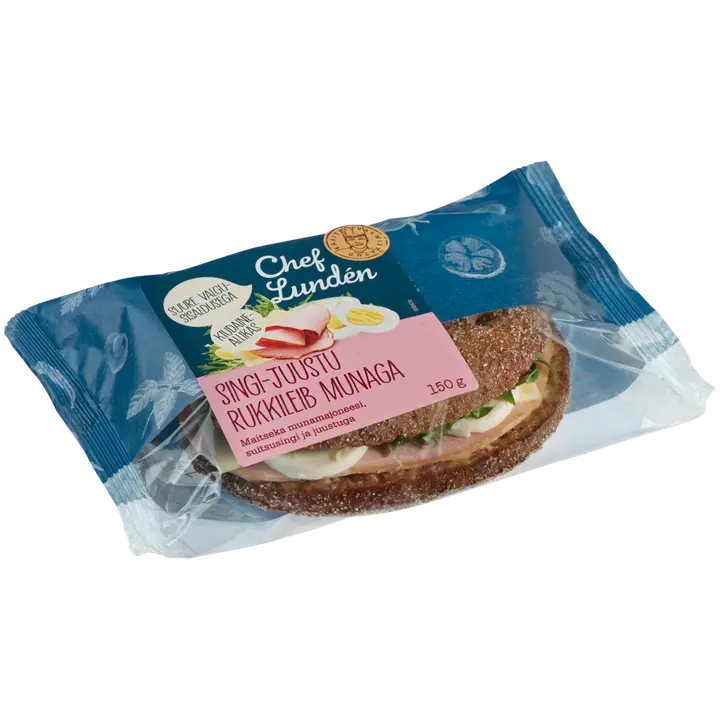 Chef Lunden Singi-Juustu Rukkileib Munaga 150 G
