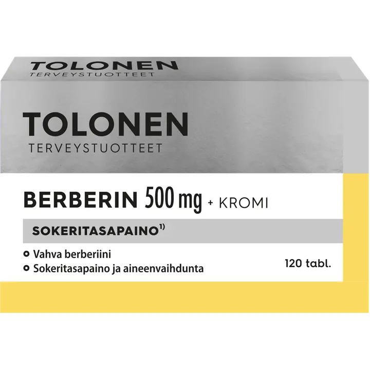 Tolonen Berberin+kromi 120tabl