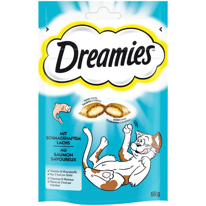 Dreamies suupiste kassidele lõhega 60g