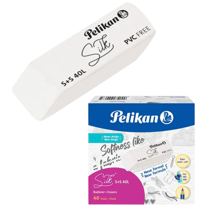 Kustukumm s+s 40l valge, super soft