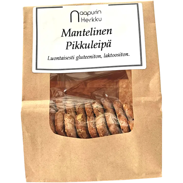 Gluteeniton mantelinen pikkuleipä.