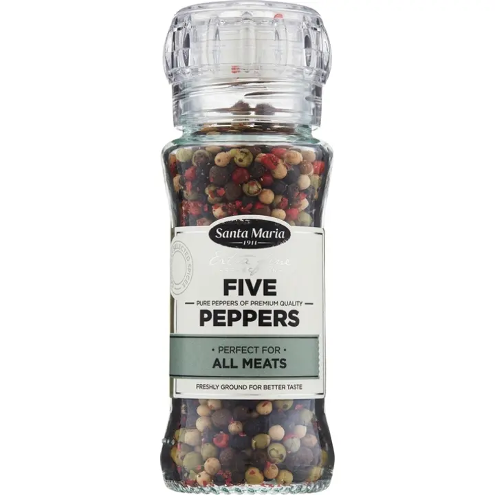 Santa Maria Five Peppers mausteseos viispippurimylly 60 g