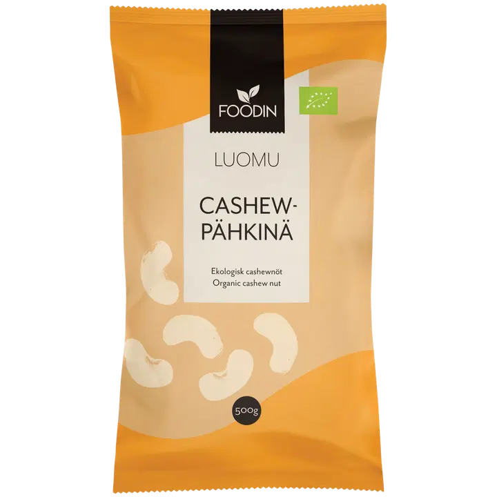 Foodin Cashewpähkinä luomu 500g