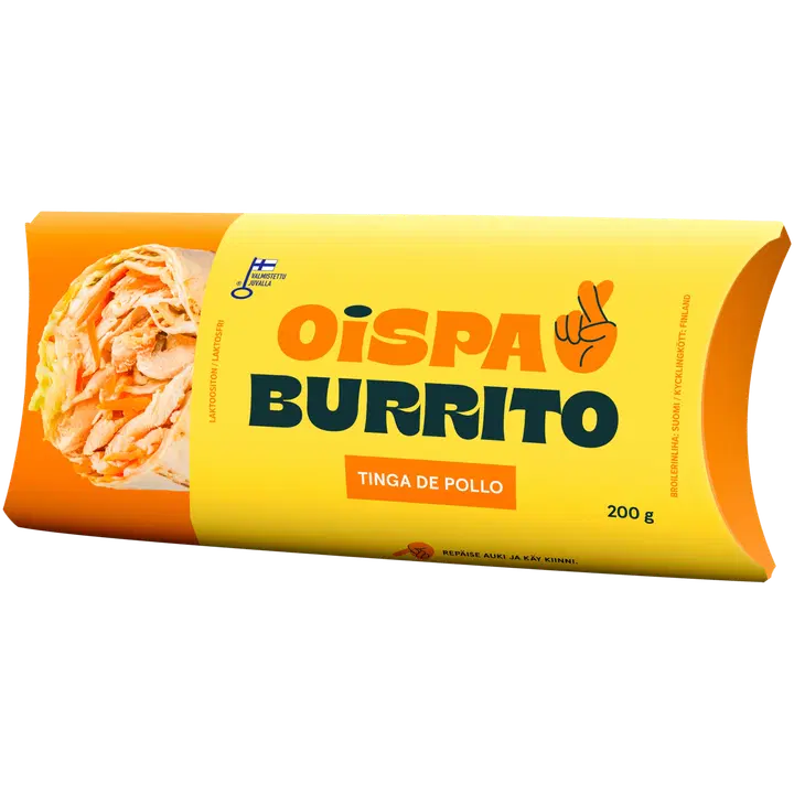 Oispa Burrito Tinga de Pollo 200g