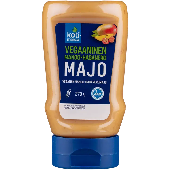 Kotimaista vegan majonees mango-habanero pipraga, 270g