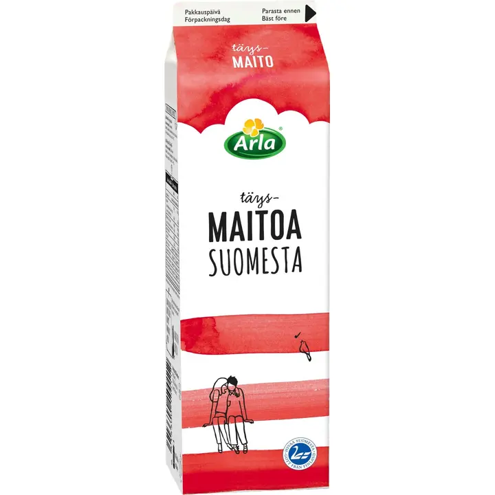 Arla Täysmaito 1 L Suomesta