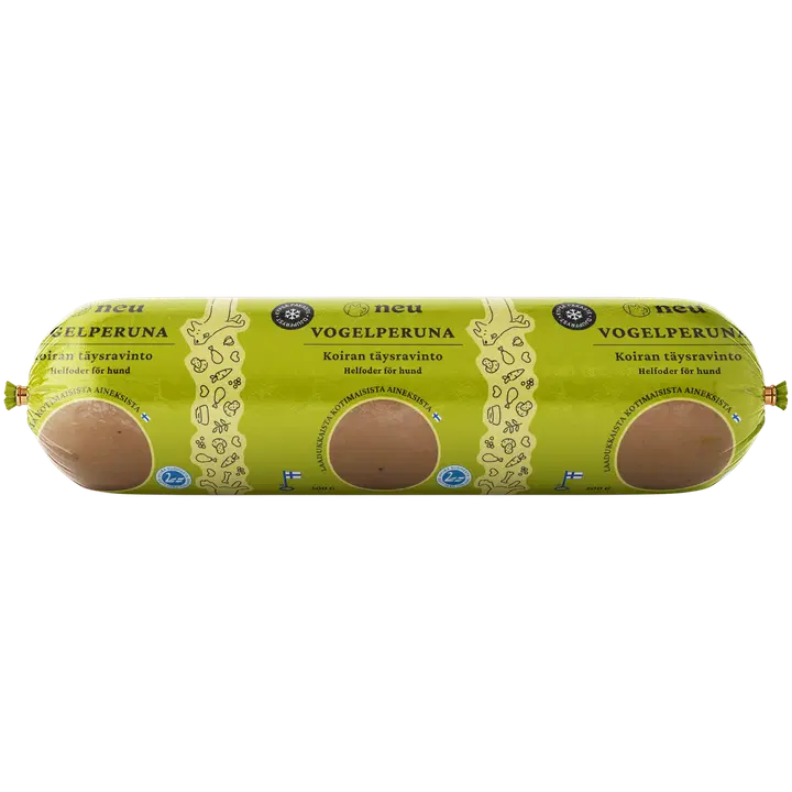 NEUfrau Oy Vogelperuna koiran täysravinto pakaste 500g