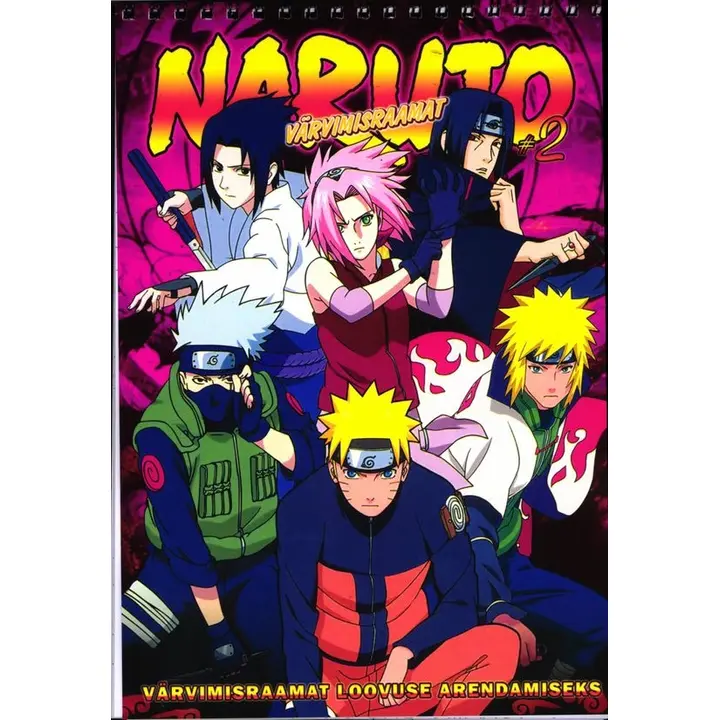 Naruto värvimisvihik