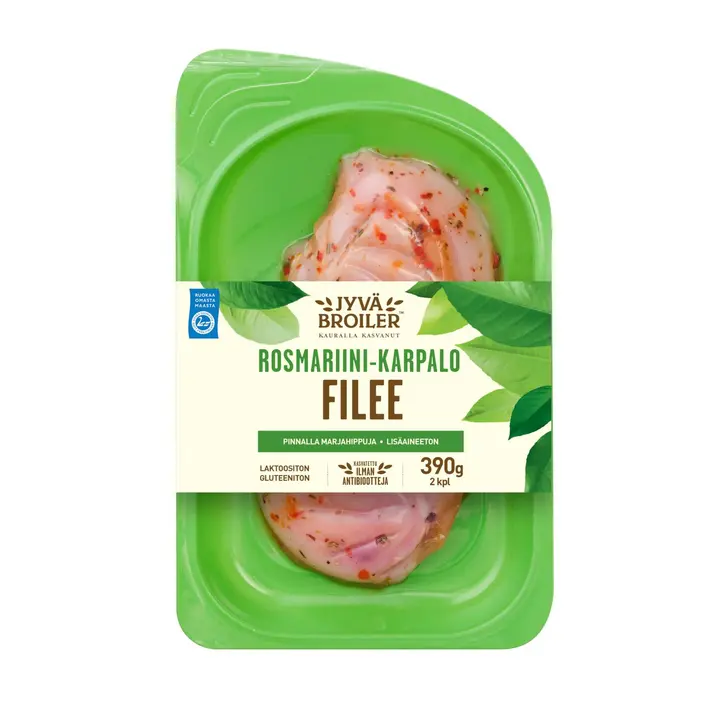 Jyväbroiler Broilerin Filee Rosmariini-karpalo 390g