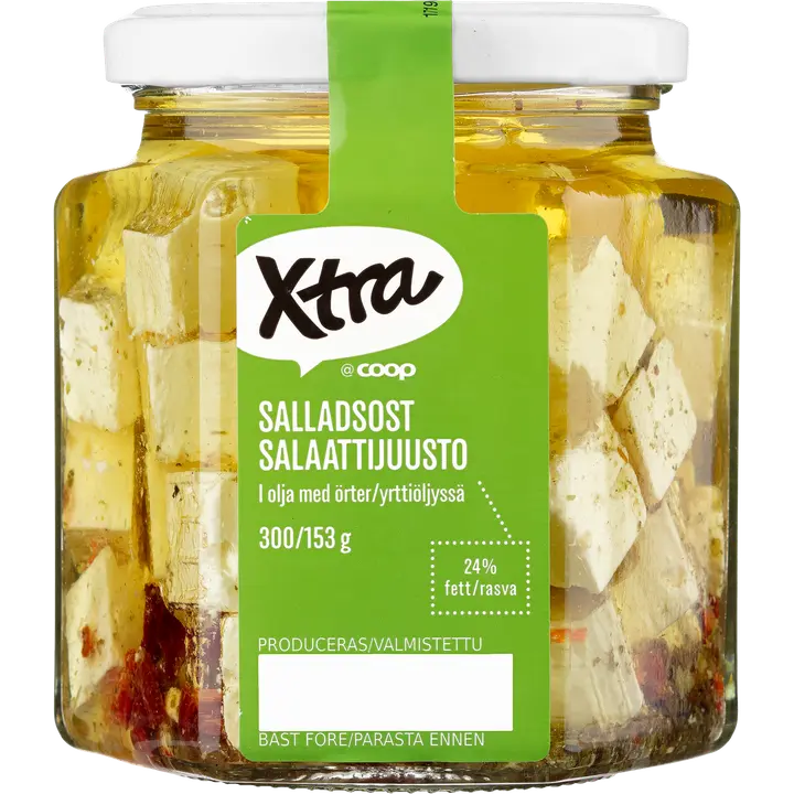 Xtra salaattijuusto yrttiöljyssä 300 g