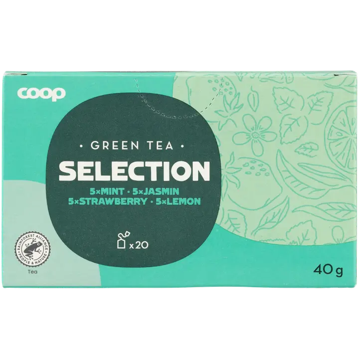 Coop vihreä teelajitelma 4x5pss 40g