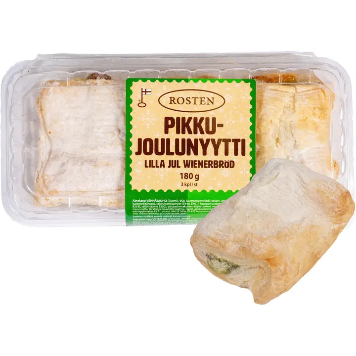 Rosten Joulunyytti 3 kpl /180 g, pistaasinmakuinen