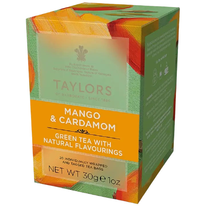 Taylors of Harrogate Mango & Cardamom vihreä tee 20pss