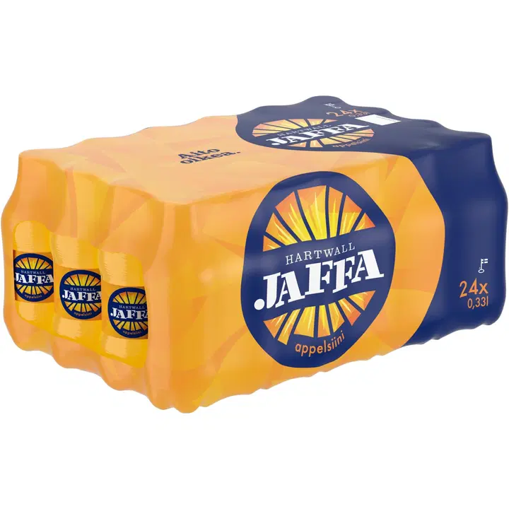 24 x Hartwall Jaffa Appelsiini virvoitusjuoma 0,33 l