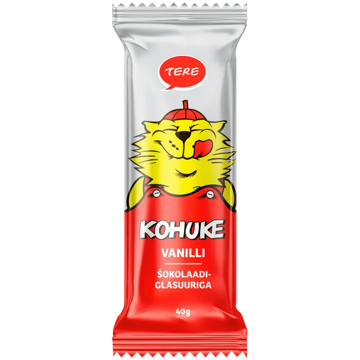 Tere Kohuke vanilli šokolaadiglasuuriga 40g