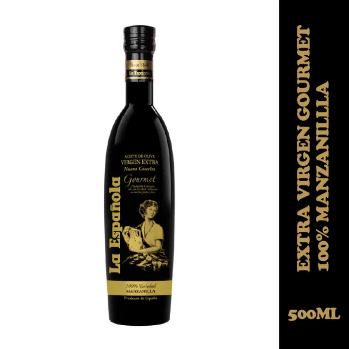 La Española Manzanilla Gourmet EVOO 500 ml kylmäpuristettu ekstra-neitsytoliiviöljy