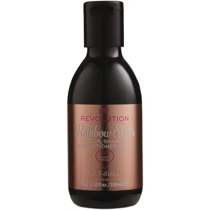 I Heart Revolution Rainbow Shots Sweet Peach Hoitava Shampoohiusväri